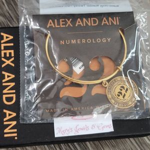 Alex and Ani numerology number 22 charm bracelet